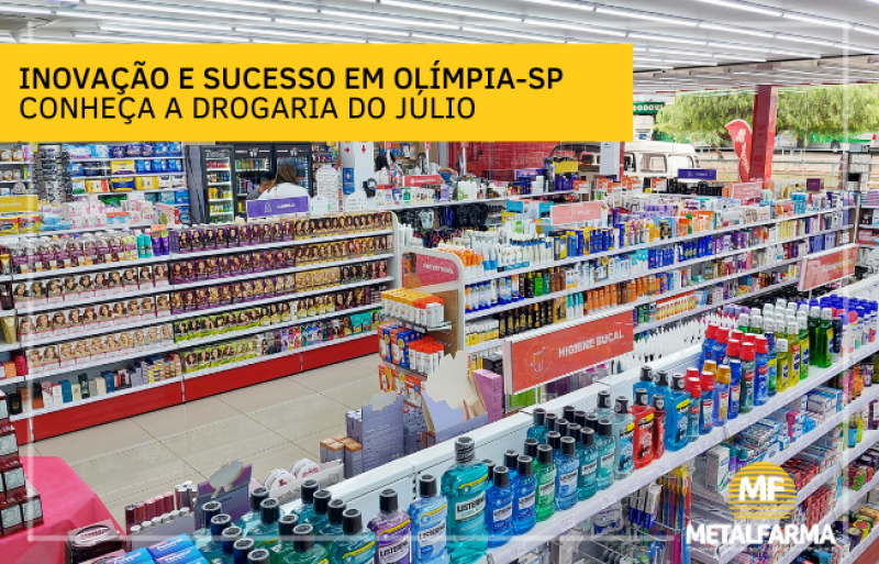 Farmácia consolida sucesso na aplicação do layout zigue-zague